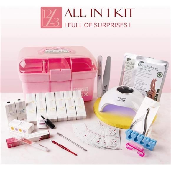 Gel Nail Polish Kit with 36W Lamp - Picture 2 of 7